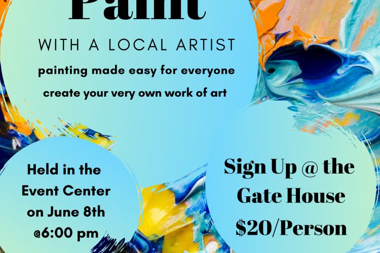 Paint Night with Local Artisit Buena Vista Motor Coach Resort